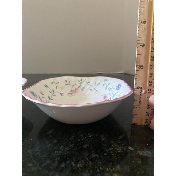 Johnson Brothers "Summer Chintz" 6 Inch Square Cereal Bowls, (Qty. 2), Japan - Picture 5 of 8